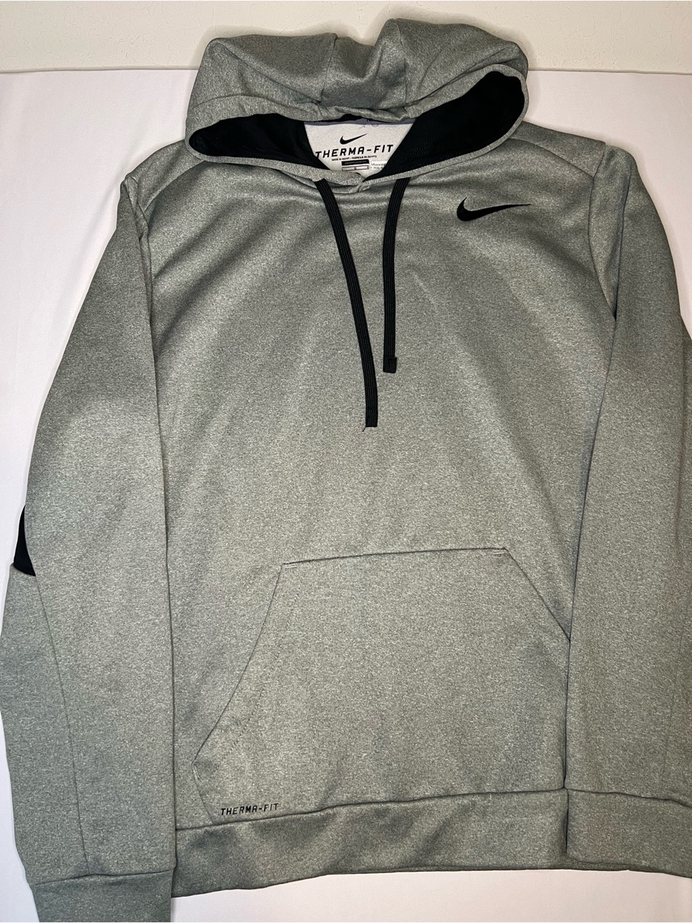 Nike Grey Hoodie with Black Accents
